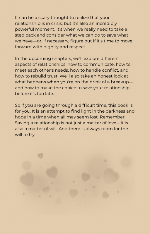 Choosing Each Other Again - how to save a relationship